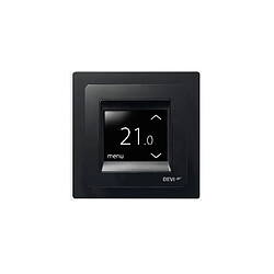 Danfoss Devireg Touch Deleage Thermostat noir