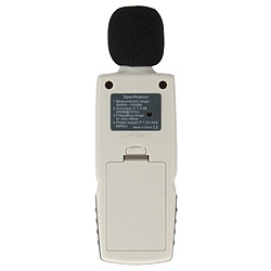 Wewoo Sonomètre numérique 30-130 dB