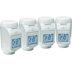Honeywell Set de 4 têtes thermostatiques evohome