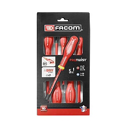 Facom Coffret de 5 Tournevis Isolés 1000V