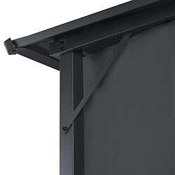 Acheter vidaXL Tonnelle avec rideau Aluminium 3x3 m Noir