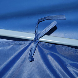 Acheter vidaXL Tente de réception pliable avec 5 parois 3x9 m - Bleu
