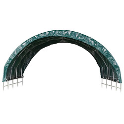 Avis vidaXL Tente pour bétail 3,7x3,7 m - Vert