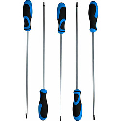 BRILLIANT TOOLS brilliant_tools Jeu de tournevis 5 pcs Extra-longue TX