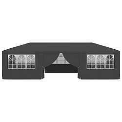 Acheter vidaXL Tente de réception et parois latérales 4x9 m Anthracite 90 g/m²