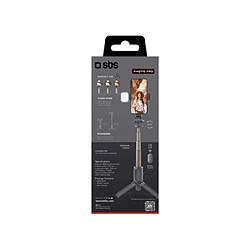 SBS Perche à selfie avec LED - Aluminium