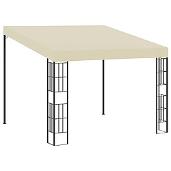 vidaXL Belvédère Mural 3x3 m Crème