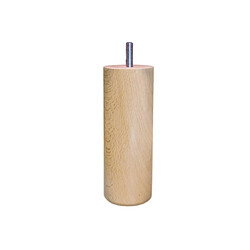Mrg Jeu de 4 pieds de lit cylindriques - Naturel