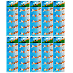 Visiodirect Piles bouton AG7/G7 - Lot de 100