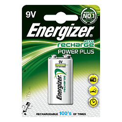 pile rechargeable - energizer recharge power plus - 6lr61 - 9 volts 