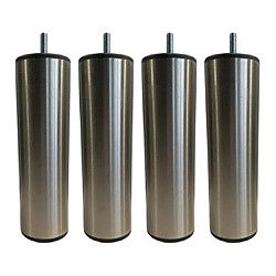 MRG Pieds cylindriques Samoa - H17cm - Inox