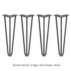 Monstershop pieds de table épingle à cheveux