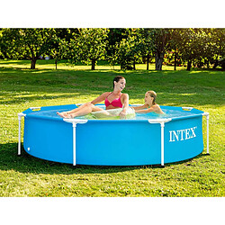INTEX Piscine Metal Frame - Ø 2,44 x 0,51 m