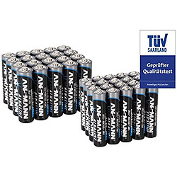 Piles alcalines LR03/LR6 - Pack de 40