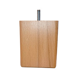 Mrg Pieds de lit carrés - Naturel