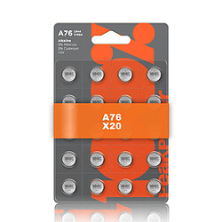Acheter 100% PeakPower - Piles Bouton LR44 (20 pcs)