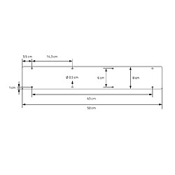 Acheter ML-Design ML Design Pieds de Table DIY Noir