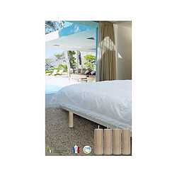 MRG Pieds cylindriques - H25cm - Vernis naturel