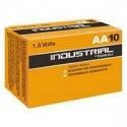 Duracell piles alcalines AA LR6 Industrial - Lot de 10