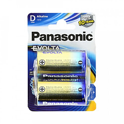 Panasonic piles alcalines LR20 Evolta Platinum - Lot de 2