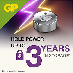 GP Extra Piles LR44 Boutons - Lot de 10
