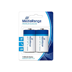 Mediarange piles alcalines LR20 Mono D - Lot de 2
