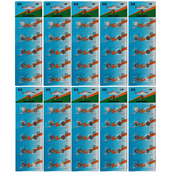 Visiodirect Piles bouton AG6 1,5V - Lot de 100