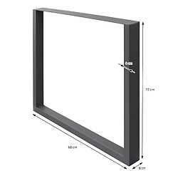 Avis Ecd germany pieds de table rectangulaires