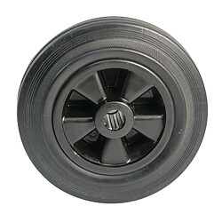 Avl Roue caoutchouc pour meuble - Noir