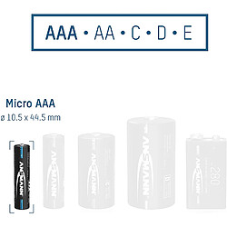 Acheter Ansmann AAA 550mAh NiMH - Lot de 8