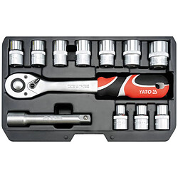 Yato Kit clés à cliquet 12 pièces YT-38671