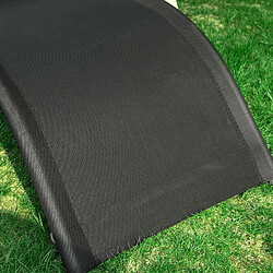 SoBuy OGS38-SCH Chaise longue - Noir pas cher