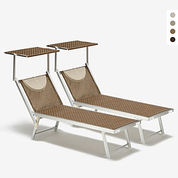 Beach And Garden Design Beach & Garden Design Bain de Soleil Santorini - Moka