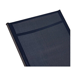 Acheter Habitat Et Jardin Lot de 2 Bains de soleil en métal avec accoudoirs [ ]Farniente[ ] - Bleu nuit