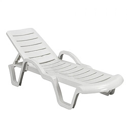Acheter Beach and garden design Chaise longue piscine lot de 18 - Blanc