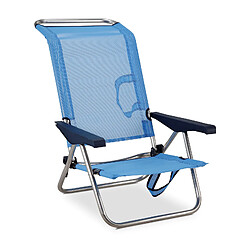 Solenny Chaise de plage - Bleu