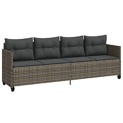 vidaXL Chaise longue - Gris