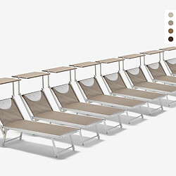 Beach and garden design Transat inclinable - Beige