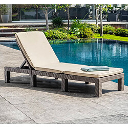 Keter Chaise longue Daytona - Cappuccino