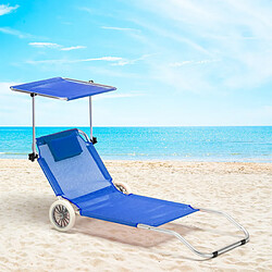 Beach And Garden Design Beach and Garden Lit de plage Banana turquoise