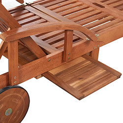 Acheter Helloshop26 Transat bain de soleil - Bois