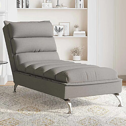 vidaXL Chaise longue de massage avec coussins