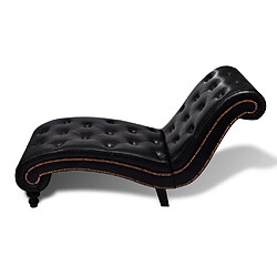 Avis vidaXL Chaise longue Similicuir