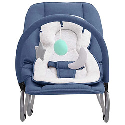 vidaXL Transat Bébé Bleu