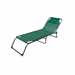 Marbueno Chaise Longue Pliable Vert