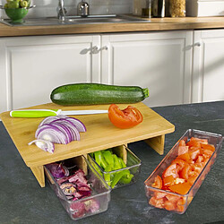 Cook concept Planche à découper avec tiroirs