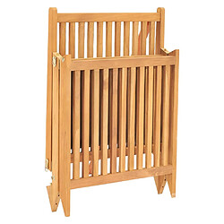 Acheter Helloshop26 Transat en bois de teck pliable - Bois massif