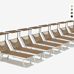 Beach and garden design Transat Santorini - Moka