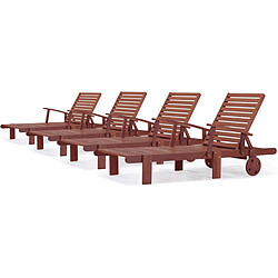 HABITAT ET JARDIN Bains de soleil Tokyo - Marron