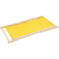 Avis Habitat Et Jardin Lot de 2 transats en bois [ ]Chilienne[ ] - 107 x 56.5 x 81 cm - Jaune